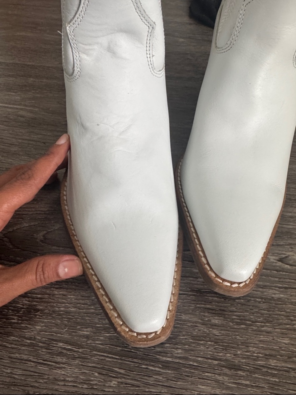NWOB DINGO White Hensley Western Boot size 9M - Picture 9 of 14
